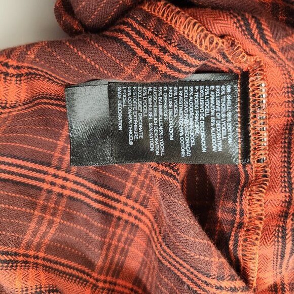 The North Face Womens Red Plaid Button Up Shirt Size XL - Picture 7 of 9